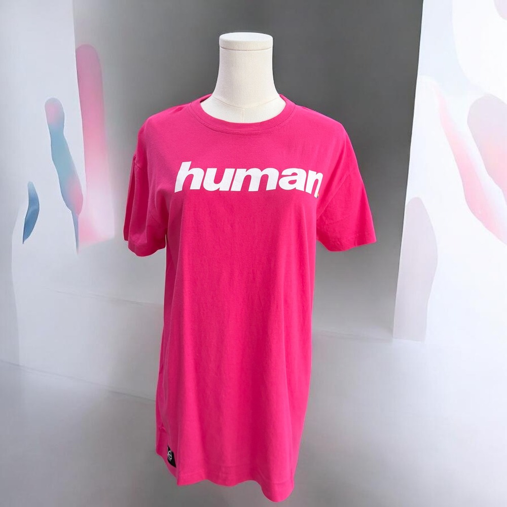 Queer Eye Human HotPink Graphic‎ Tee Pride LGBTQ Unisex Oversized Streetwear Tee